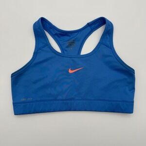 Nike Pro Dri-FIT Sports Bra Blue Womens Small